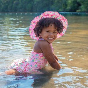 i Play Onepiece Ruffle Flower with Swim Diaper